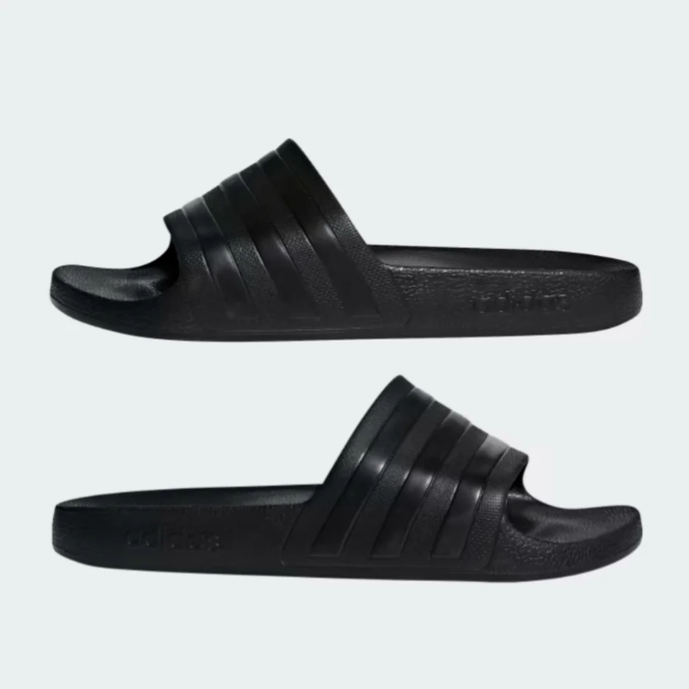 Adidas Adilette Shower‎ Slides Black On Black Mens 9 Womens 10